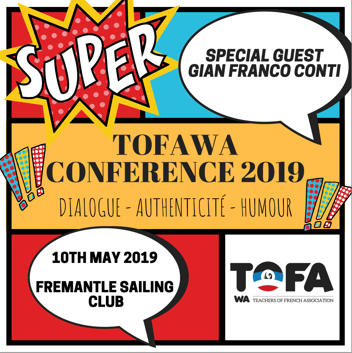 Flyer TOFA conference 2019
